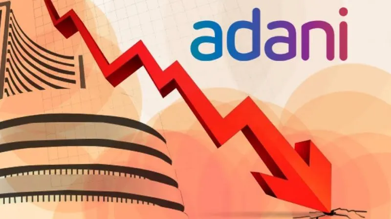 Adani Group के शेयरों में लगातार दूसरे दिन गिरावट जारी, अडाणी एंटरप्राइजेज 5% टूटा 