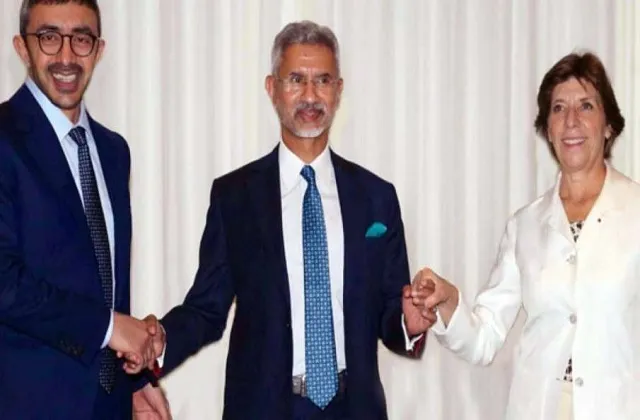 भारत, फ्रांस और संयुक्त अरब अमीरात ने की त्रिपक्षीय ढांचे के तहत सहयोग की घोषणा