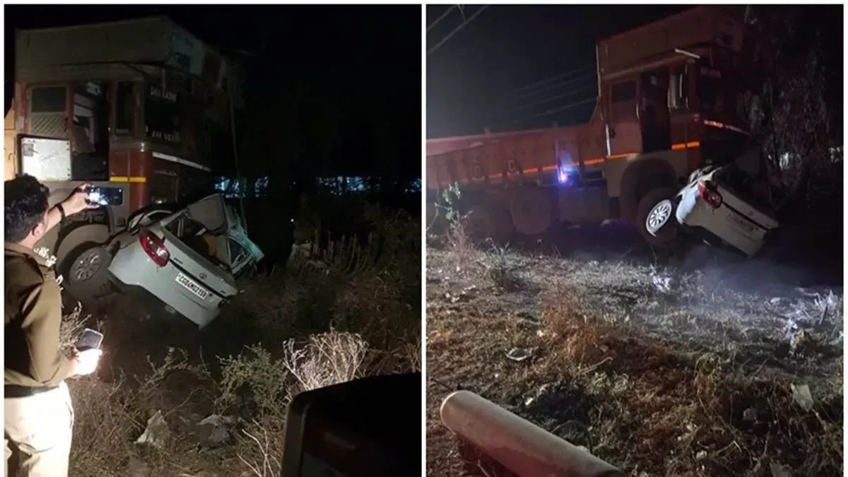 सड़क दुर्घटना में मां-बेटे समेत चार लोगों की मौत 