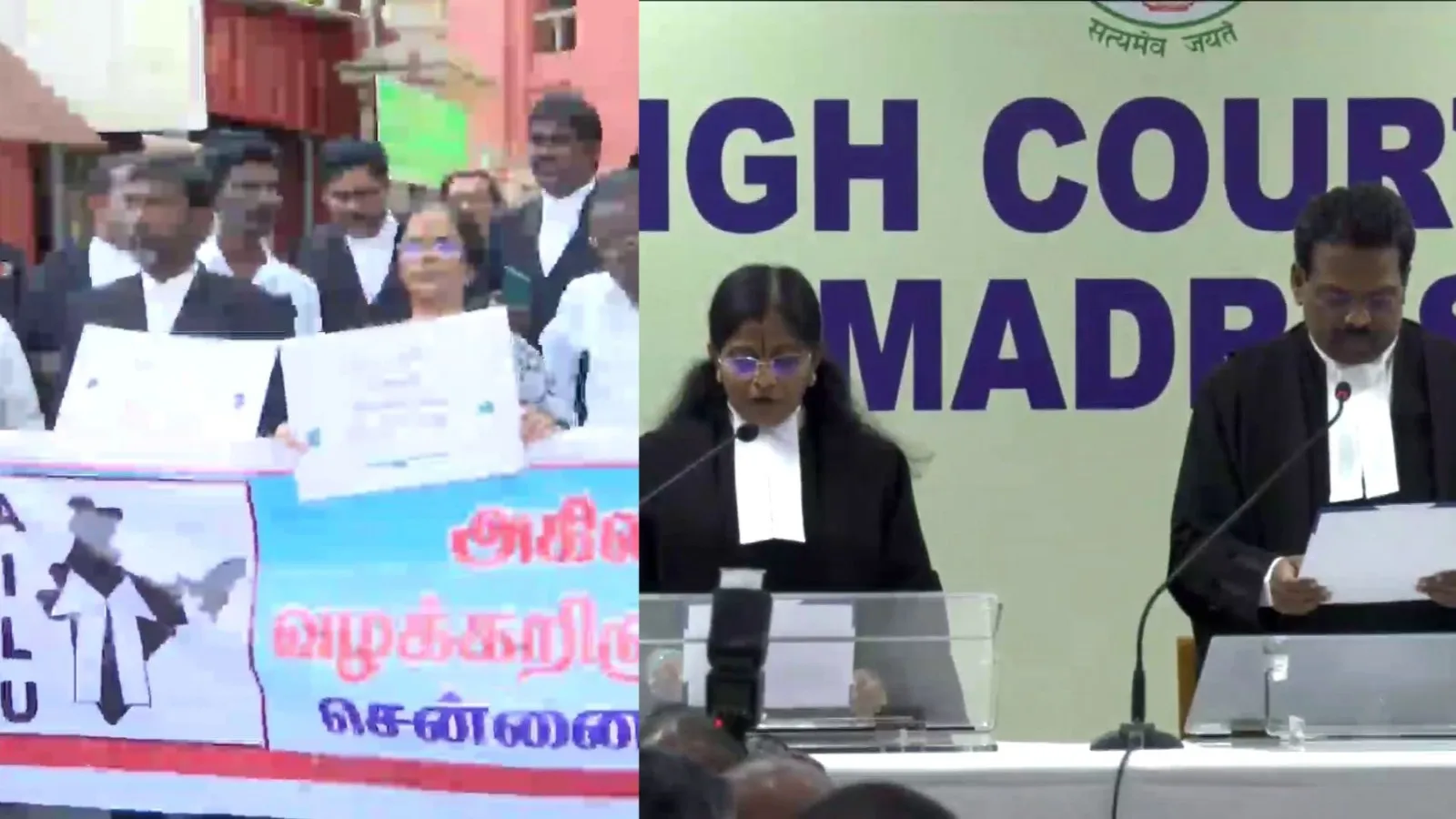 विक्टोरिया गौरी ने मद्रास HC की अतिरिक्त न्यायाधीश के रूप में शपथ ली, वकीलों ने किया विरोध प्रर्दशन 