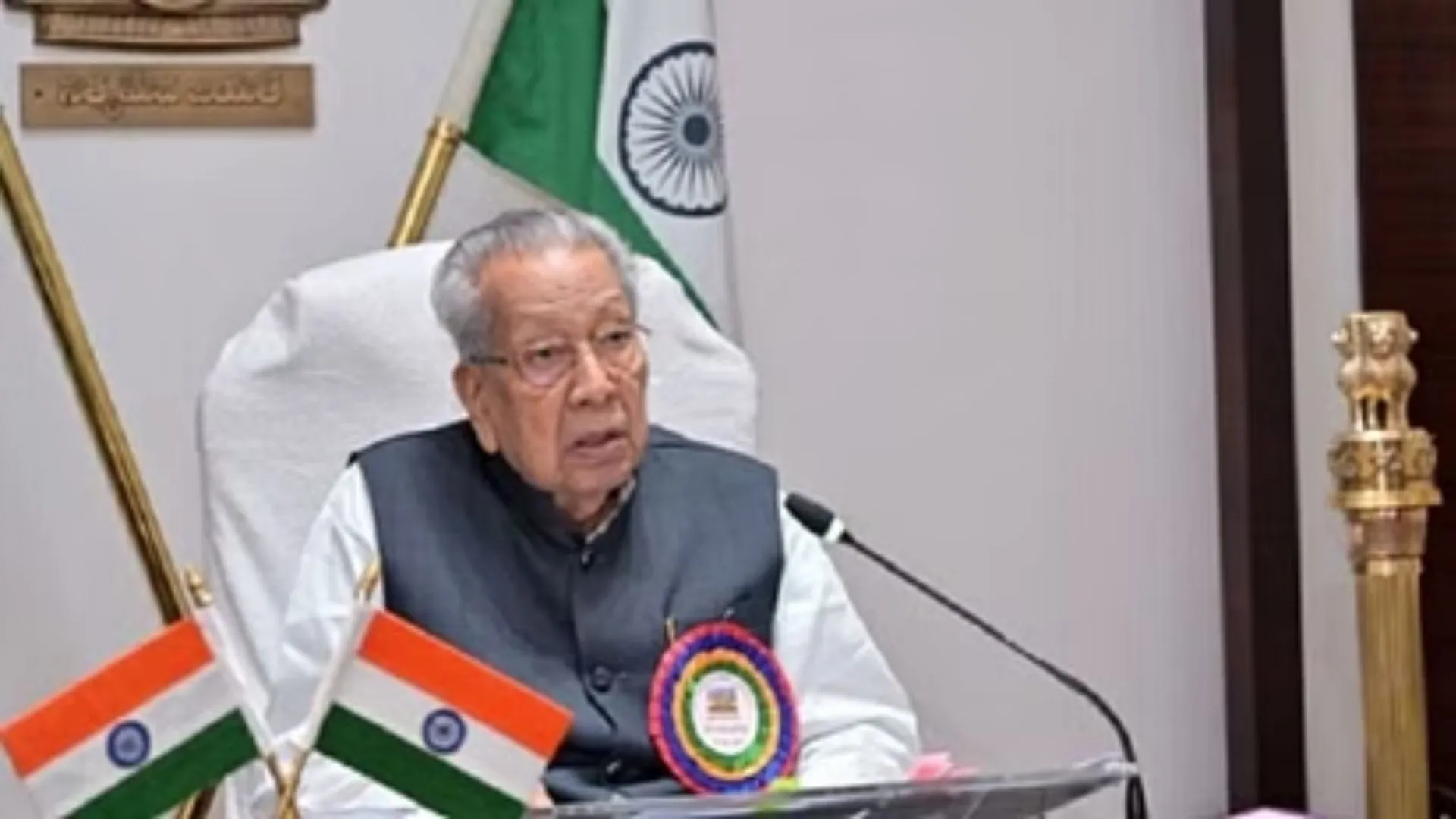 Chhattisgarh : विश्वभूषण हरिचंदन ने छत्तीसगढ़ के राज्यपाल के रूप में शपथ ली 