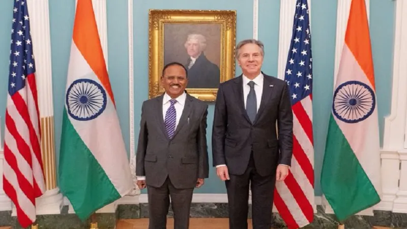  अमेरिकी विदेश मंत्री Antony Blinken से मिले NSA Ajit Doval, वैश्विक एवं क्षेत्रीय मुद्दों पर की चर्चा