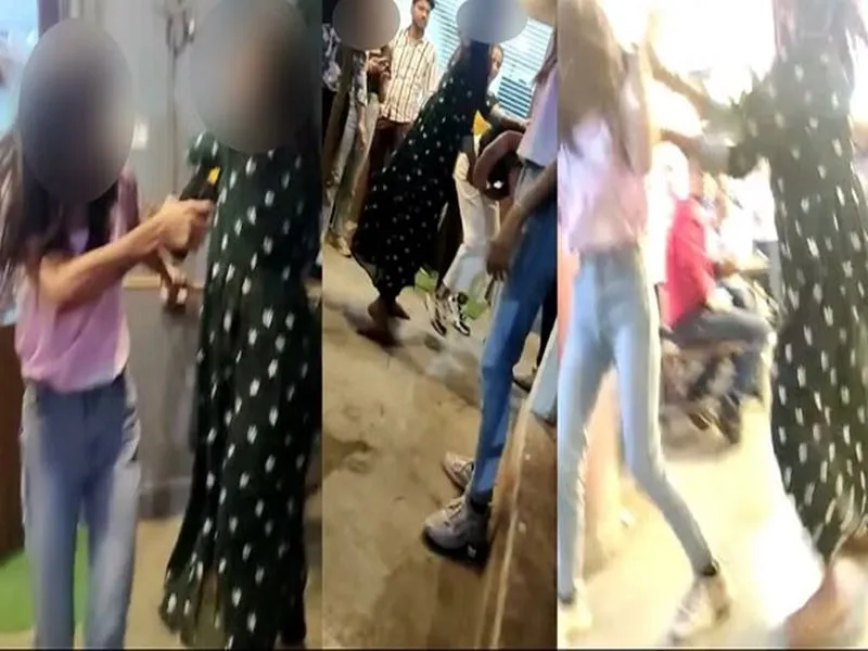 Viral Video: गोरखपुर में गालियां देते हुए एक- दूसरे पर टूट पड़ीं लड़कियां, जमकर चले लात-घूंसे 
