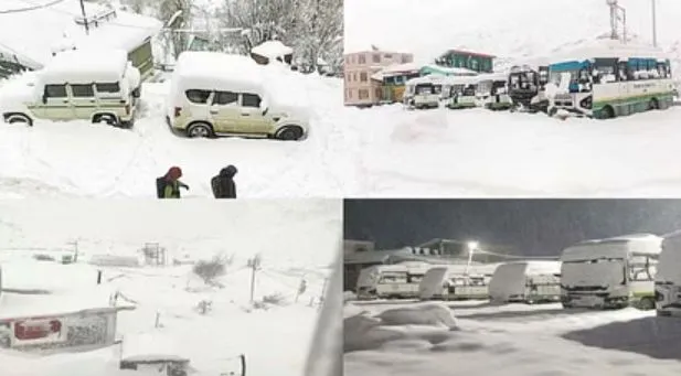 हिमाचल प्रदेशः भारी हिमपात और लाहौल में हिमस्खलन, 216 सड़कें अवरुद्ध