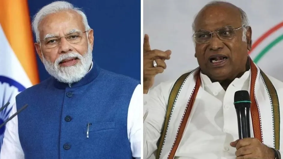 कांग्रेस अध्यक्ष का PM पर पलटवार: किसकी ''छतरी की छाया के नीचे परम मित्र