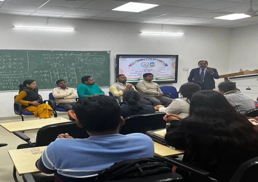 जी-20 डिजिटल अर्थव्यवस्था को गति प्रदान करेगाः प्रो शैलेन्द्र 