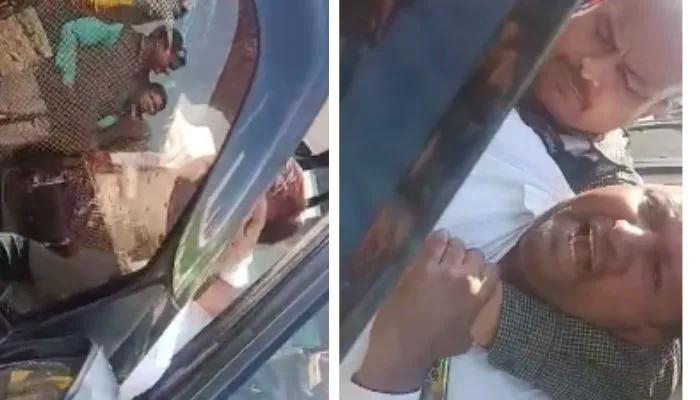 Chitrakoot : ट्रकों की जांच को लेकर ARTO से भिड़े लोग, Video Viral होने पर बैकफुट में आई पुलिस, चार को दबोचा