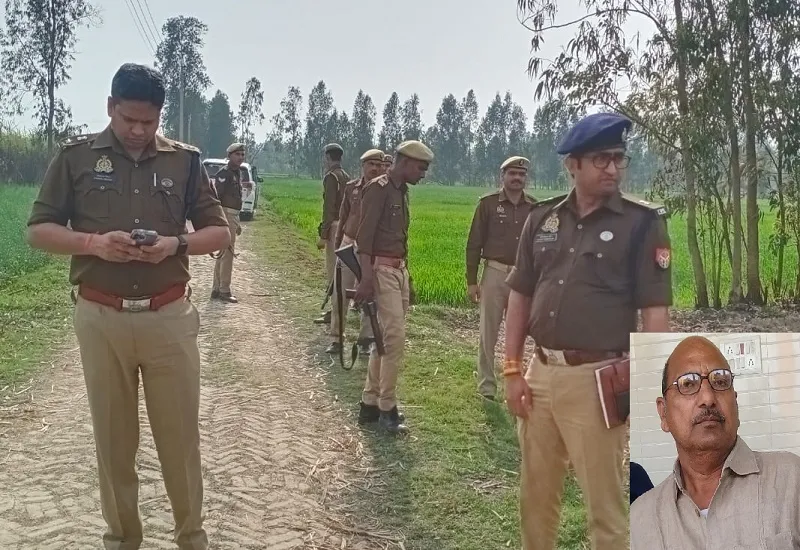 मुरादाबाद : बाइक सीने पर चढ़ाकर अधेड़ की हत्या, संपर्क मार्ग पर मिला शव