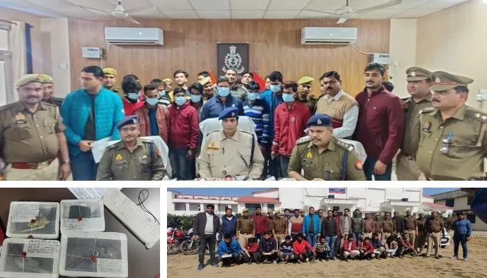 Etawah: अंतर्राज्यीय वाहन चोर गैंग का भंडाफोड, 11 आरोपी गिरफ्तार, चोरी के दोपहिया और चार पहिया कई गाड़ी बरामद
