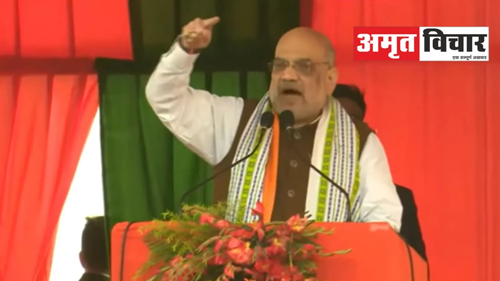 कांग्रेस और कम्युनिस्ट इकट्ठा होकर फिर से त्रिपुरा को तबाह करने के लिए निकले हैं : अमित शाह