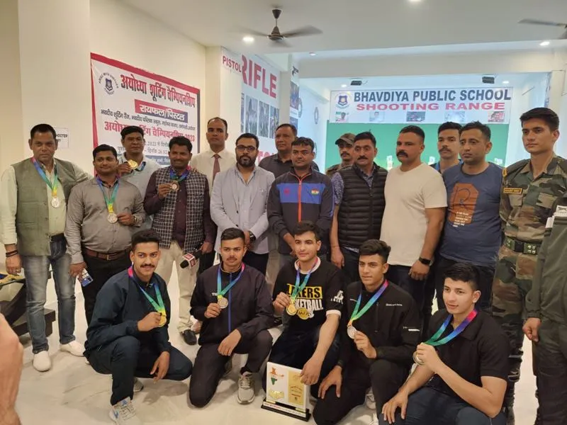 अयोध्या: शूटिंग प्रतियोगिता में नंबर वन भारतीय सेना व दूसरे पर रही UP Police