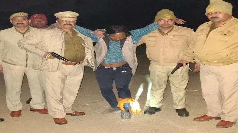 रामपुर:  पुलिस ने मुठभेड़ के बाद पकड़ा 25 हजार का इनामी बदमाश 