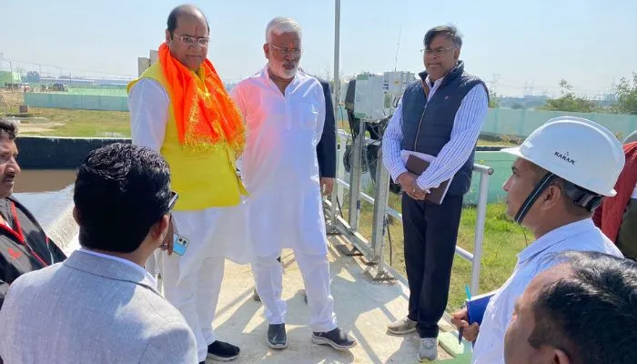 Kanpur पहुचें जल शक्ति मंत्री स्वतंत्र देव सिंह ने पनकी एसटीपी प्लांट का किया निरीक्षण, BJP के पदाधिकारी रहे मौजूद