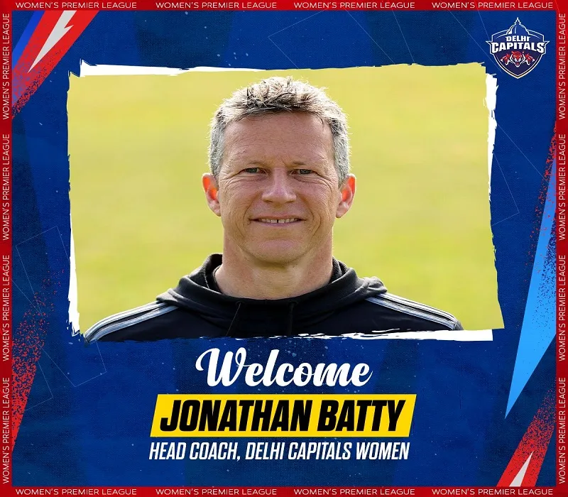 WPL 2023 : 'मैं काफी रोमांचित हूं', Jonathan Batty को नियुक्त गया Delhi Capitals का मुख्य कोच