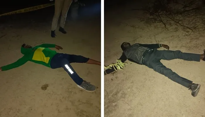 Kanpur Dehat : पुलिस मुठभेड़ में बदमाशों के पैर में लगी गोली, दो गिरफ्तार, अंधेरे का फायदा उठाकर दो फरार