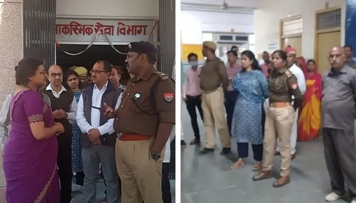 Kanpur Dehat: कार ने टैक्सी में मारी टक्कर, छात्रा की मौत, नौ घायल, DM-SP ने जिला अस्पताल पहुंच घायलों का जाना हाल