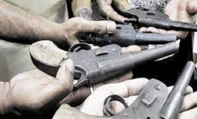 काशीपुर: पांच तमंचे-कारतूस के साथ तीन युवक दबोचे