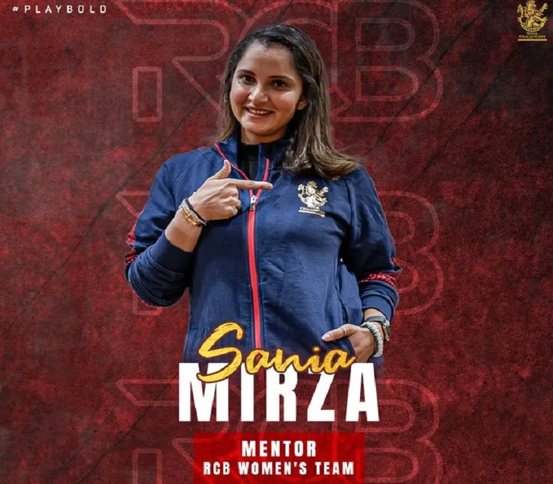 Women's Premier League : डब्ल्यूपीएल में  RCB की मार्गदर्शक होंगी Sania Mirza, बोलीं- मैं बहुत खुश हूं