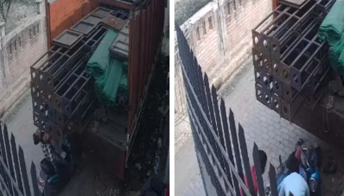 Unnao में दर्दनाक हादसे का Live Video, देखकर खड़े हो जाएंगे आपके रोंगटे, डीसीएम से टकराई स्कूटी, जानें- फिर क्या हुआ