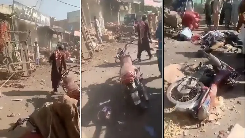 पाकिस्तान में विस्फोटकों से लदी बाइक में विस्फोट, चार की मौत, 12 अन्य घायल  