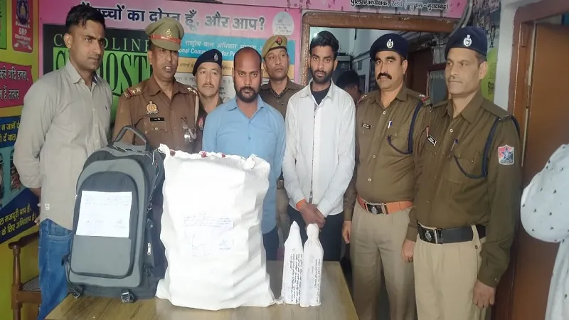 मुरादाबाद: अवैध रूप से ले जाई जा रही शराब के साथ दो गिरफ्तार, GRP और RPF ने की कार्रवाई