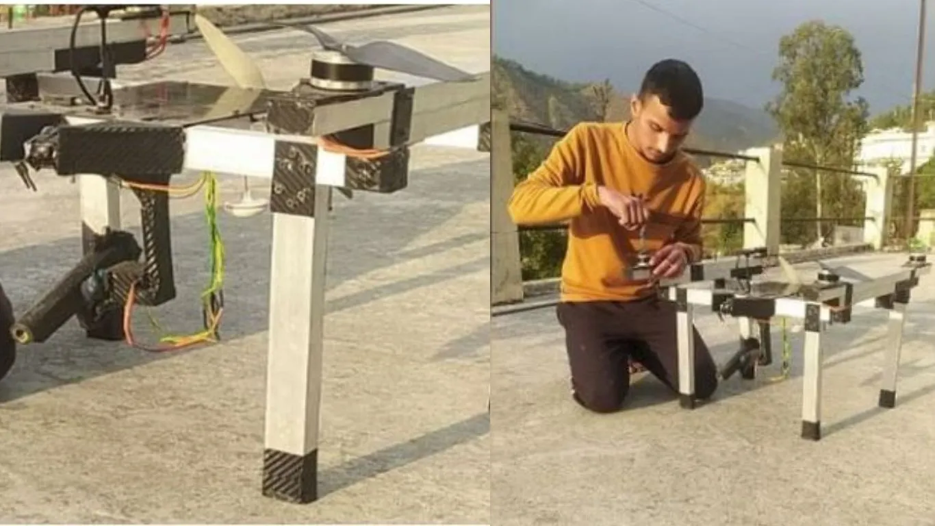 National Science Day: दुश्मनों के लिए घातक साबित होगा 12वीं में पढ़ने वाले छात्र शुभम का ये प्रोजेक्ट 'ड्रोन'