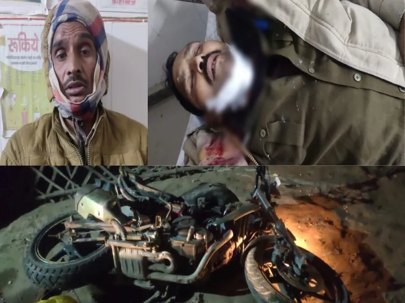 बहराइच: ट्रक की टक्कर से बाइक सवार दो युवकों की मौत, पीआरडी जवान सहित 3 घायल