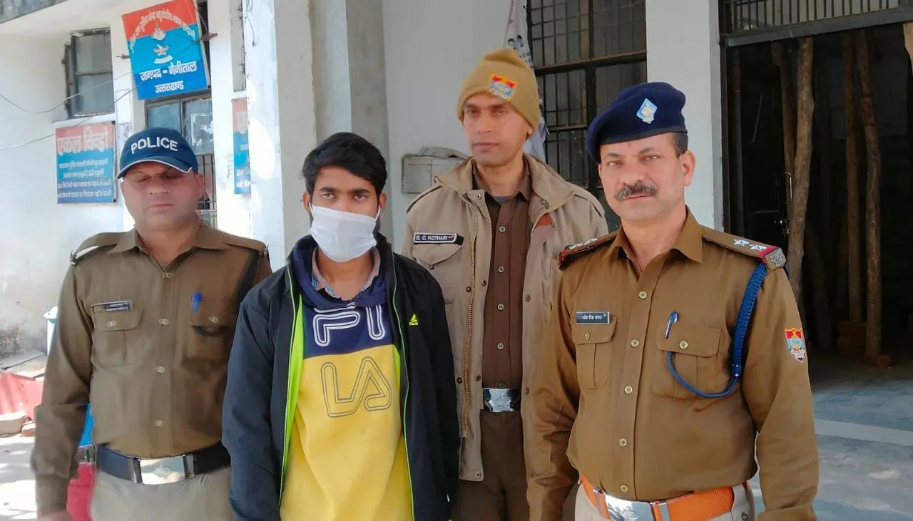 हल्द्वानीः फरार चल रहे दस हजार के इनामी को गिरफ्तार कर भेजा जेल