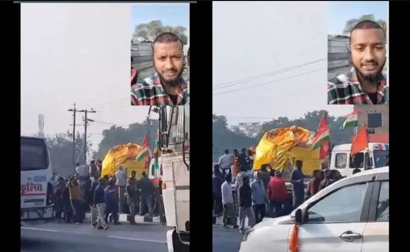 VIDEO: बिहार में शालीग्राम यात्रा के दौरान युवक की धमकी, बोला- अयोध्या में फिर से बनेगी बाबरी मस्जिद
