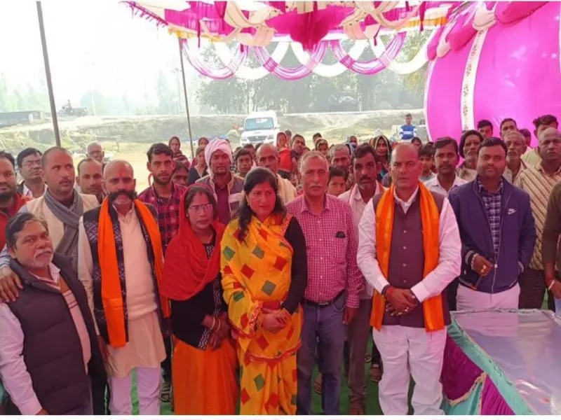 गोंडा : संत रविदास की जयंती पर विहिम ने किया खिचड़ी भोज का आयोजन