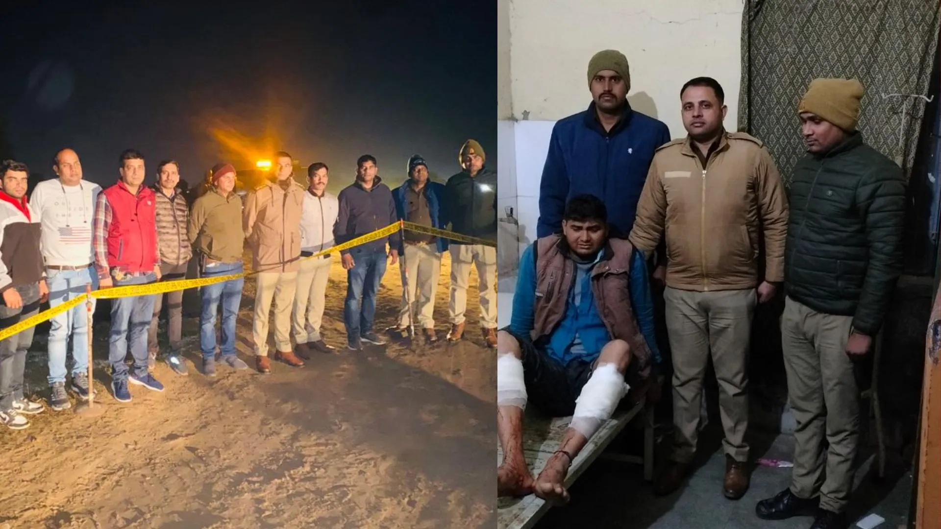 मथुरा : पुलिस पर हमला करने वाला दूसरा अभियुक्त भी मुठभेड़ में घायल, साथी फरार