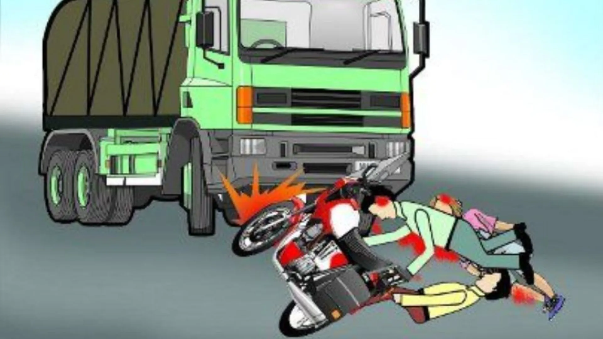 पीलीभीत : अज्ञात वाहन की टक्कर से बाइक सवार की मौत