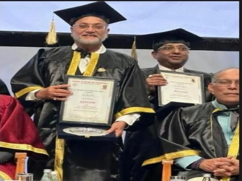 कानपुर : डॉ. राजतिलक को मिला नेशनल फेलोशिप अवॉर्ड