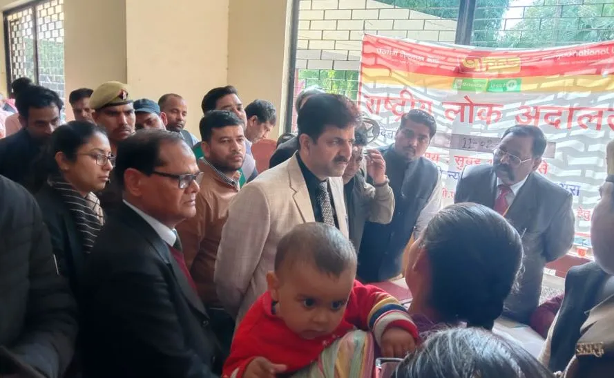 मथुरा: राष्ट्रीय लोक अदालत में 334090 में से 278200 का हुआ निस्तारण