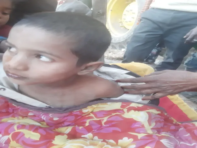 बहराइच : खेत में गए बालक पर तेंदुए ने किया हमला, घायल