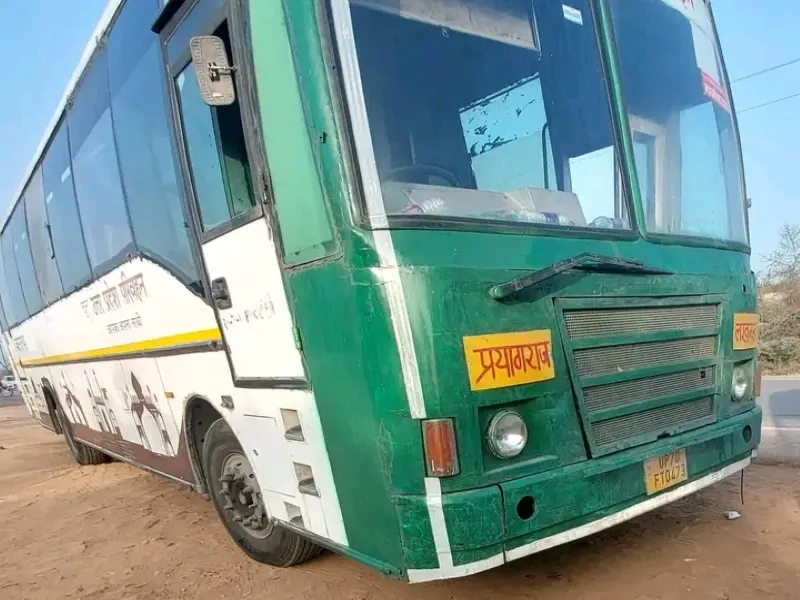 19 डिग्री' तापमान में एसी की हवाओं के बीच रोडवेज बस में 'मजबूरी का सफर'