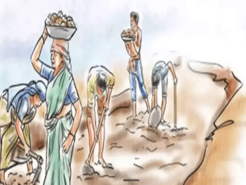  लखनऊ : बारिश से थमे मनरेगा के काम, गिरा ग्राफ, जुलाई में 8 फीसद की गिरावट