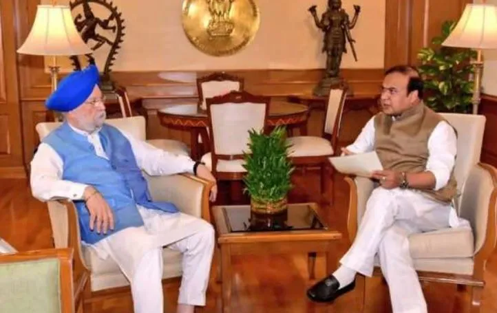 असम के सीएम ने पेट्रोलियम मंत्री से की मुलाकात, राज्य के विकास संबंधी मुद्दों पर हुई चर्चा