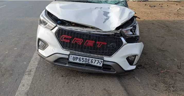 मेरठ : अनियंत्रित कार ने सवारी का इंतजार कर रहे छह लोगों को कुचला, एक की मौत