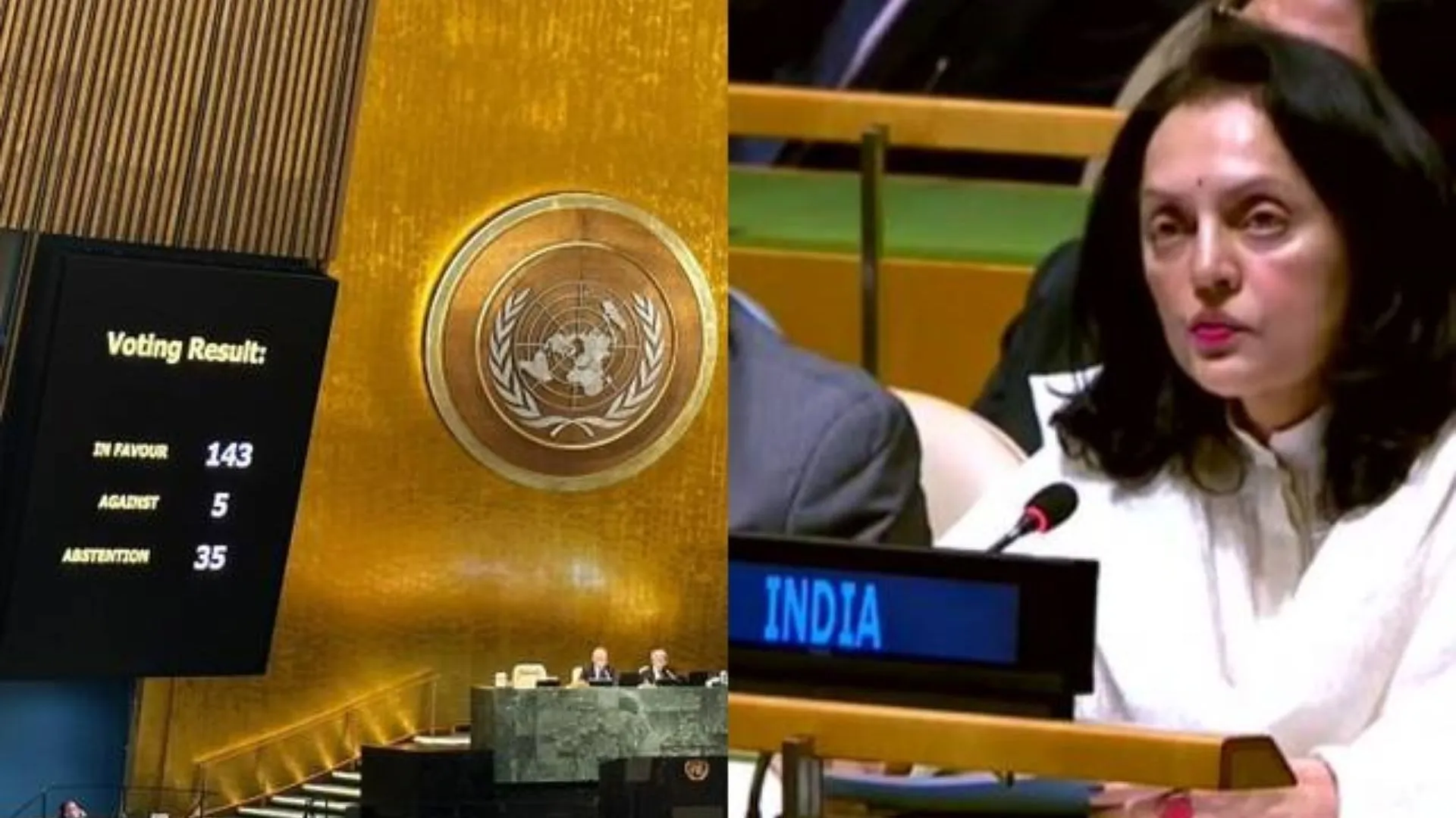UNGA ने Ukraine को लेकर गैर बाध्यकारी प्रस्ताव पारित किया, भारत मतदान से दूर रहा, पाकिस्तान की आलोचना