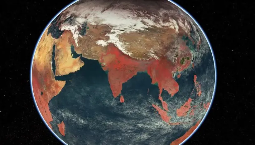 ISRO के प्रक्षेपित उपग्रह EOS-06 ने ली पृथ्वी की तस्वीरें 