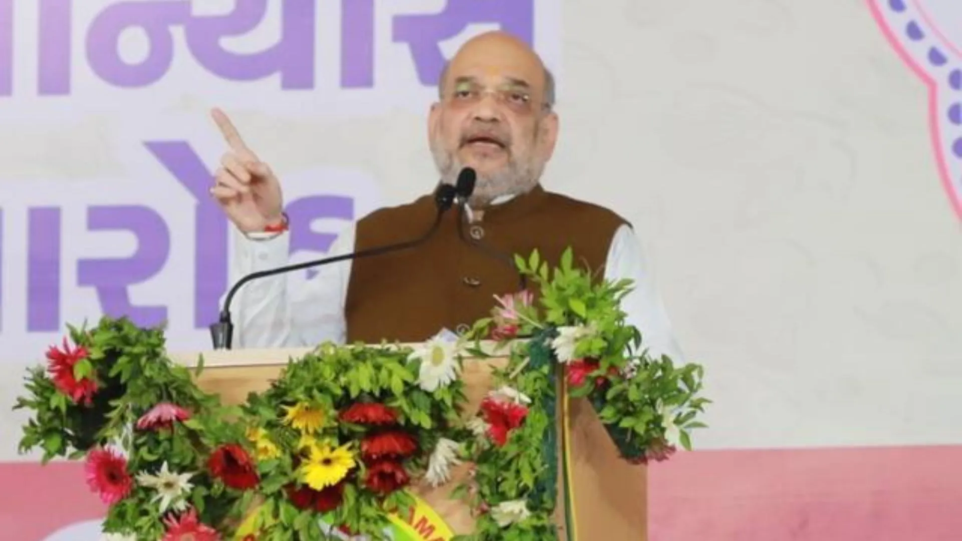 गुजरात: अमित शाह ने माणसा में कई परियोजनाओं का किया उद्घाटन और शिलान्यास 