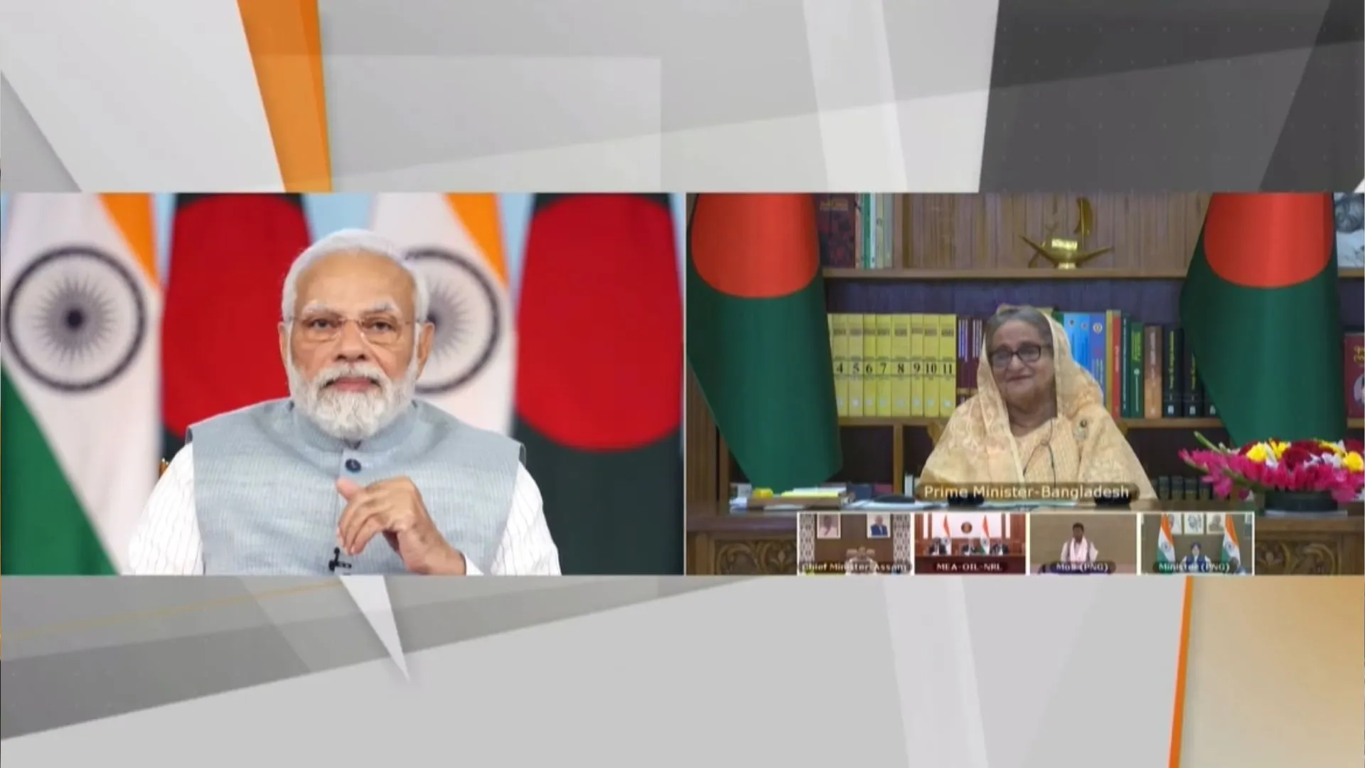 PM मोदी और शेख हसीना ने बांग्लादेश को डीजल की आपूर्ति के लिए पाइपलाइन का किया उद्घाटन 