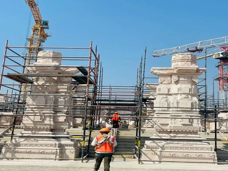 अयोध्या: राम मंदिर में प्रवेश के होंगे दो द्वार, कड़ी सुरक्षा के बीच पहुंचेंगे श्रद्धालु