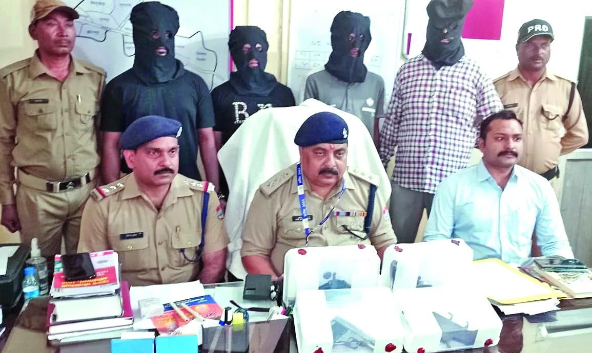 किच्छा: एसटीएफ टीम ने बदमाश की हत्या करने आए चार शूटर दबोचे
