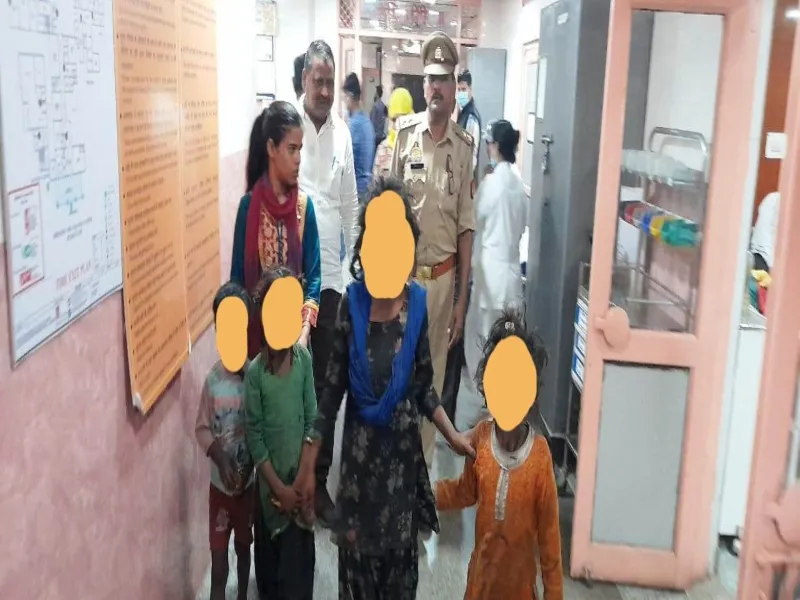 लखनऊ: चार नाबालिग बच्चों को भिक्षावृत्ति से कराया मुक्त