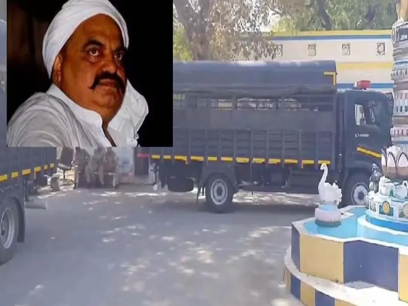यूपी पुलिस की कड़ी सुरक्षा में वापिस साबरमती जेल पहुंचा अतीक अहमद
