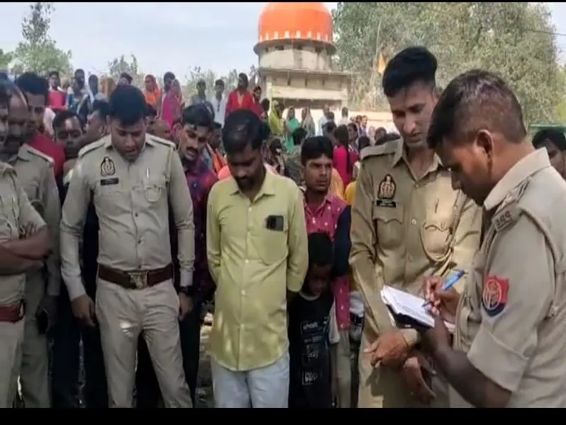 बहराइच: महिला की संदिग्ध परिस्थितियों में मौत, मंदिर के सामने बने नाले में मिला शव 