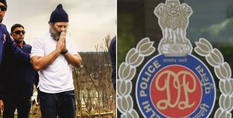 राहुल गांधी ने भेजा दिल्ली पुलिस के नोटिस का जवाब, कार्रवाई पर उठाया सवाल