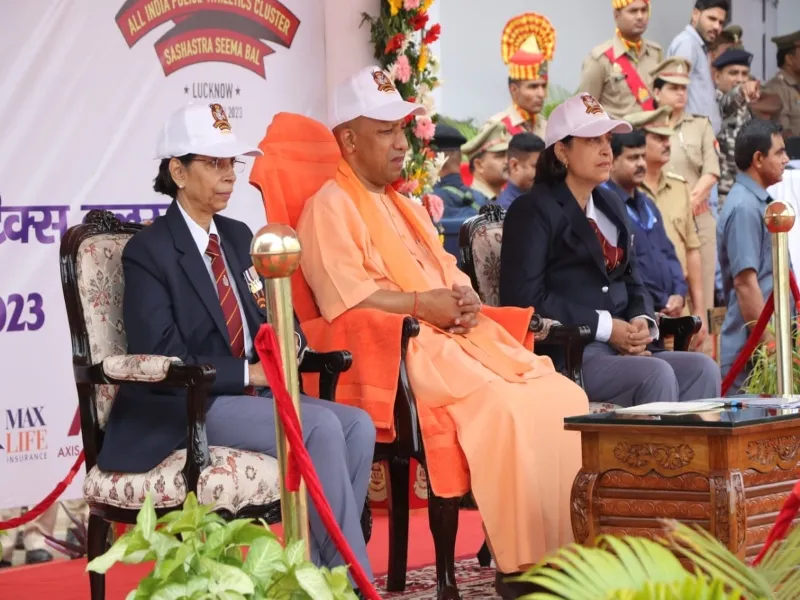 लखनऊ: 71वीं अखिल भारतीय पुलिस एथलीट क्लस्टर चैंपियनशिप की CM योगी ने की शुरुआत